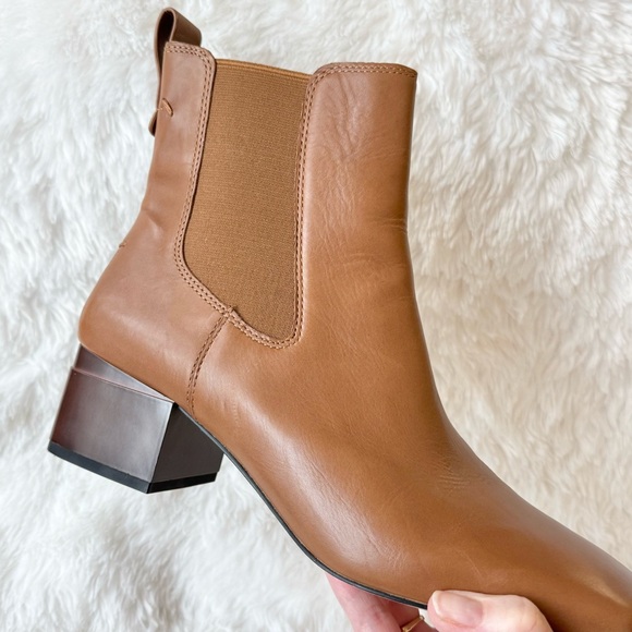 Franco Sarto Waxton Ankle Bootie Hazelnut Leather 7M - Picture 6 of 15